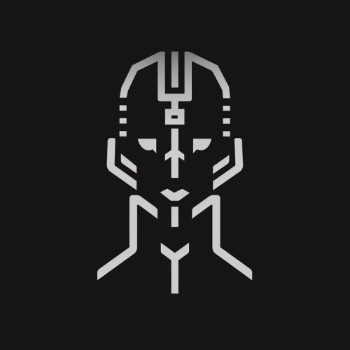 AI God Icon in Black