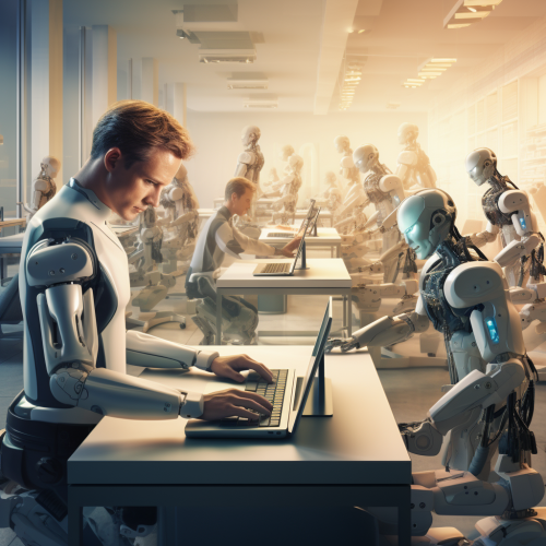 Artificial intelligence replacing human workers