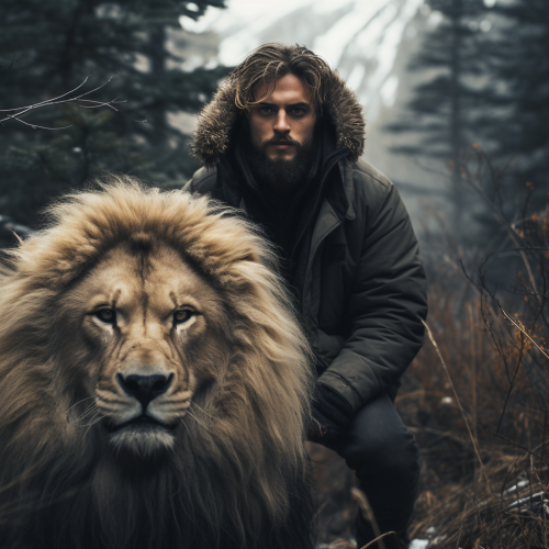 Alaska George scared to hunt the lion