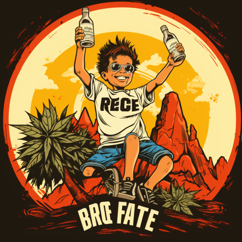 Image of carefree youth enjoying alcohol