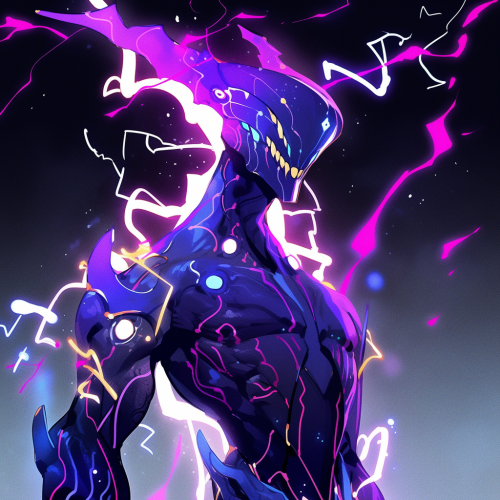 Alien warriors with lightning technology in the stars Alien warriors with lightning technology in the stars