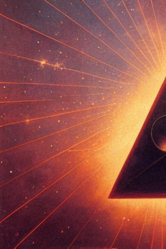 All Seeing Eye Triangle Symbol Design
