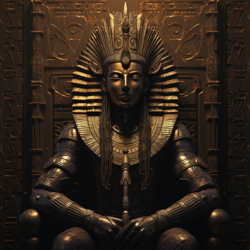Amun Ra, the divine Egyptian deity