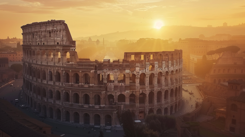 Prosperous Ancient Rome City Overview