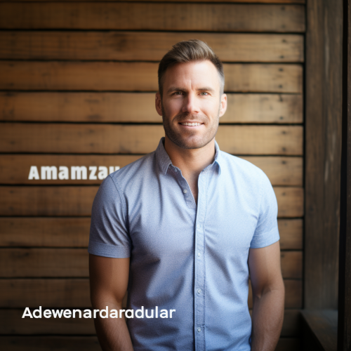 Andrew A - Digital Marketer on Wooden Background