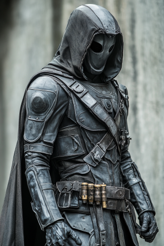 Android fantasy gun slinger armor