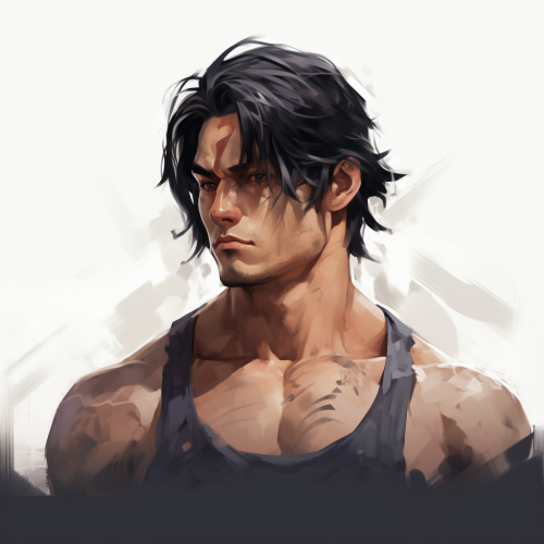 Fan art of Suguru Geto in gojogesa attire