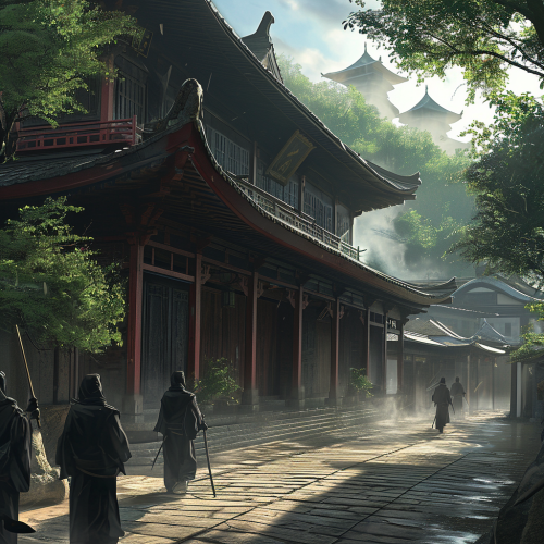 Ninjas in Anime Hall