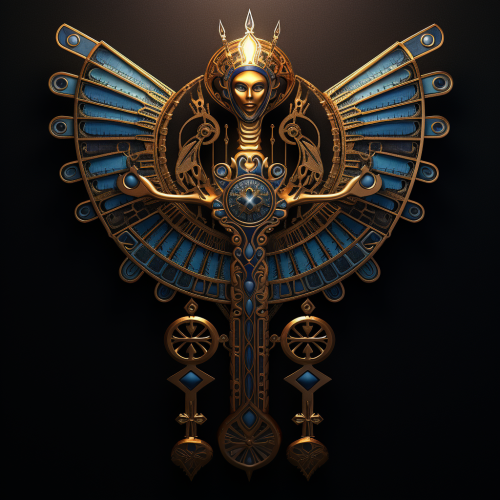 Beautiful Ankh Design with Intricate Details