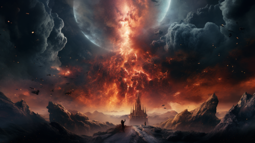 Apocalyptic universe in stunning depiction
