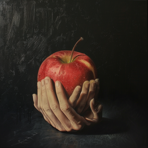 Apple Clapping Hands Image