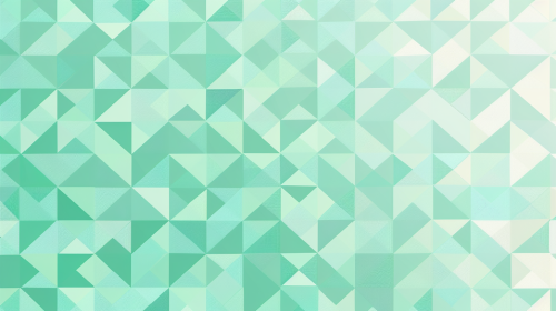 Pastel Aqua Green Geometric Triangles