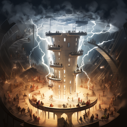 Architects competing in lightning round game