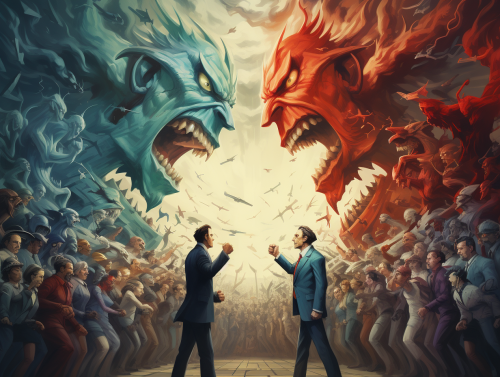 Group Engaged in Argument