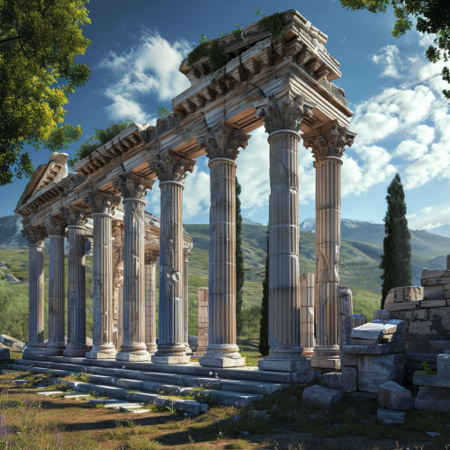 Temple of Artemis recreation at Ephesus