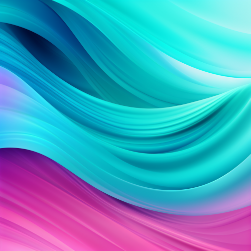 Vibrant Turquoise and Fucsia Color Gradients