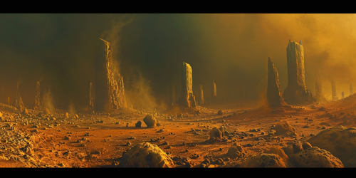 Ashgabat golden sculptures