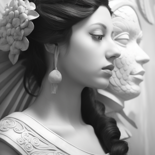 Candid portrait of the goddess Athena