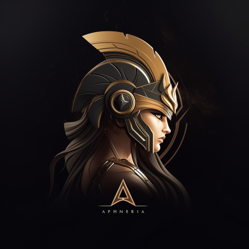 Logo of Athena, symbolizing wisdom and strength