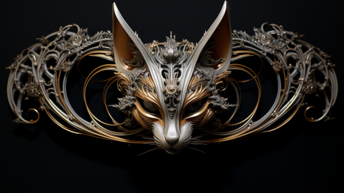 Atomic Fractal Bomb Fox Eclipse Rope Art