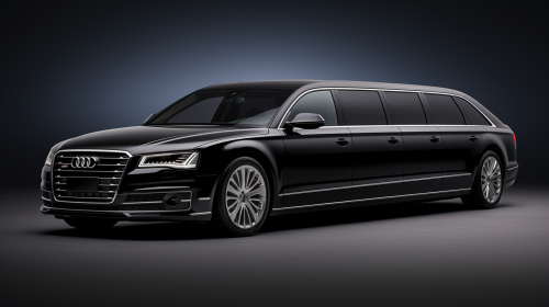 Audi limousine in luxury style