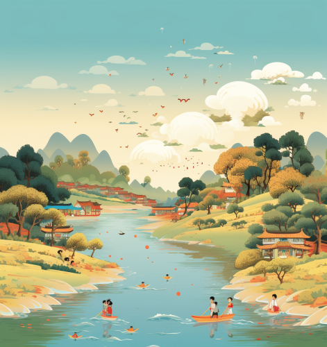 Chinese Mid-Autumn & National Day Poster Chinese Mid-Autumn & National Day Poster