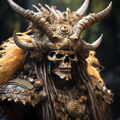 Aztec Troll Shaman with Large Tusks