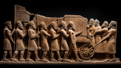 Babylonian God Procession to Temple