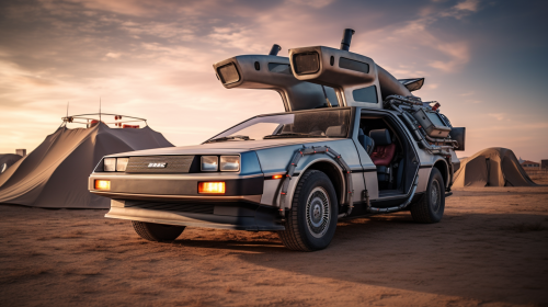 Back to the future Delorean motor home