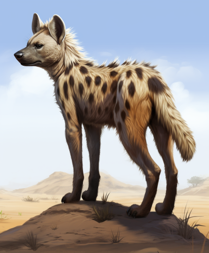Hyena in Bambi artstyle