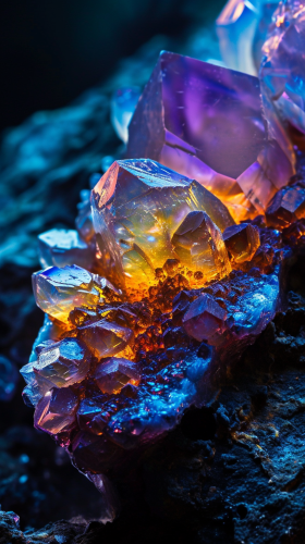 Backlit Chalcedony in Stunning Macro Shots