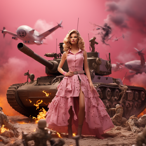 Barbie War in Action  ?