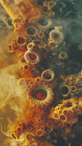 Barnacle Technological Bodies Organic Metal Liquid Texture Aztec Mazatec Nahual Ritual