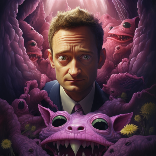 Barney cartoon character image