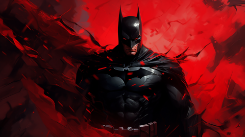 Batwoman in action, fighting crime