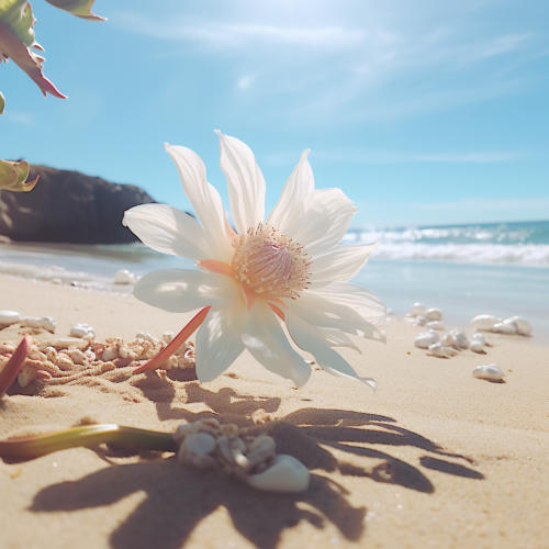 Beach in Southern California White Lotus Style