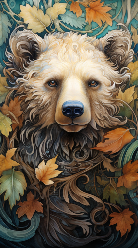 Stunning bear artwork by Jody Bergsma