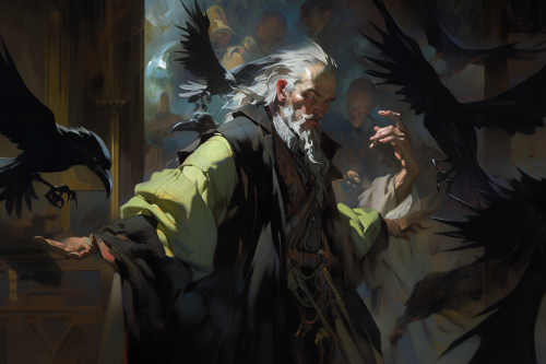 Nobleman Lord Feathergill in stunning oil painting Nobleman Lord Feathergill in stunning oil painting