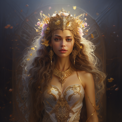 A captivating goddess enchanting all