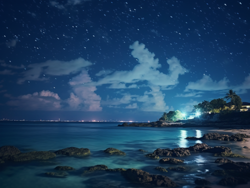 Stunning night sky in Okinawa