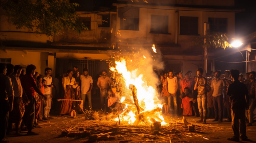 Traditional Bhogi Celebration in Charming Chettinad House