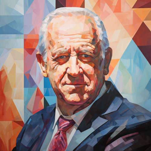 Cubist portrait of Joe Biden Cubist portrait of Joe Biden