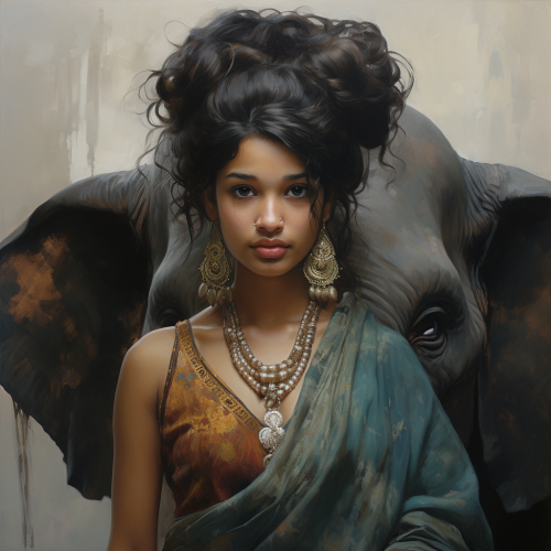 Beautiful Indian girl with great presence