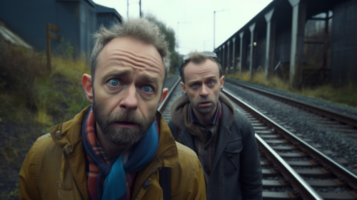 College Professors Running from Alien Attack