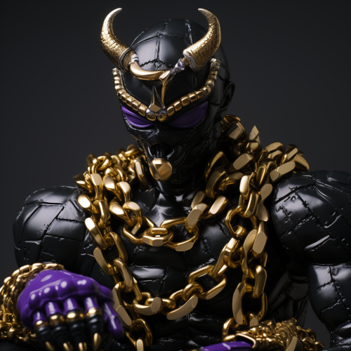 Black Frieza with Gold Chains  image