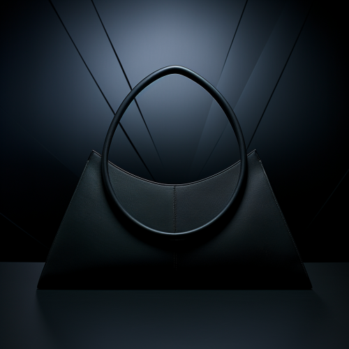 Stylish black handbag design