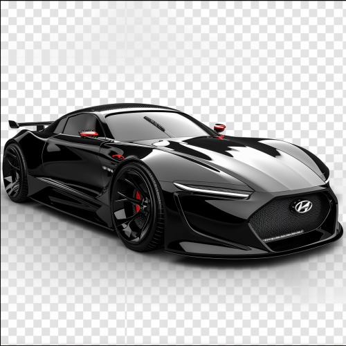 Black Hyundai S111 Sports Car