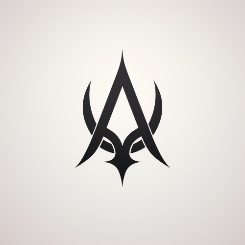 Black magic logo on white background