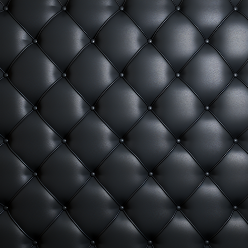 Texture of black padded wall