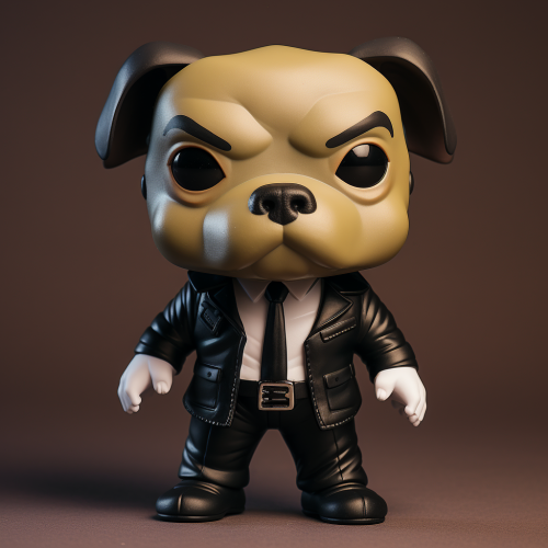 Cute Pitbull Funko Pop Figurine